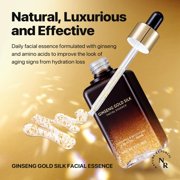 Nature Republic Ginseng Gold Silk Gold Ampoule - Korean Beauty, Hydrating Facial Moisturizer, All skin Type, 100ml / 3.38 Fl Oz