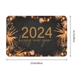 thumbnail image 3 of Disketp Happy New Year 2024 Mat For Front Door Outside - Doormat Outdoor Entrance - Welcome Mats Outdoor,Outside Entry And Outdoor Entrance 16''X24'', 3 of 9