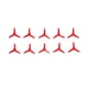 thumbnail image 5 of Hélices Para Barcos, 10 Piezas XR-148 Hélice Duradera De 3 Palas Con Orificio De 2 Mm Para Manualidades Para La Fabricación De Modelos De Juguetes ANGGREK Rojo, 5 of 8