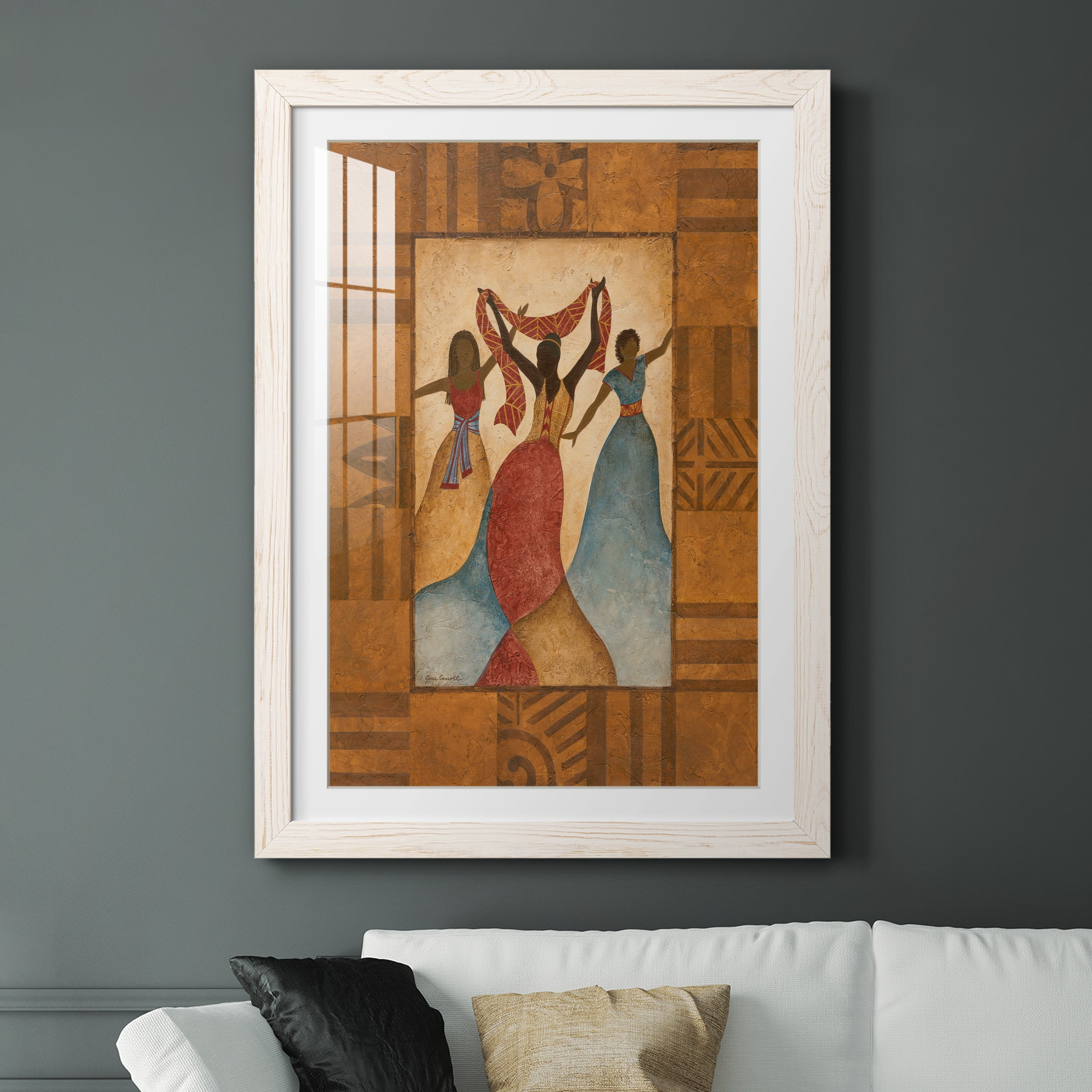 Rhythm - Premium Framed Print - Distressed Barnwood Frame - Ready to Hang