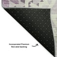 thumbnail image 3 of Addison Rugs Mayfield Washable Transitional Circles Lilac Rectangle Rug, 9' x 12', 3 of 6