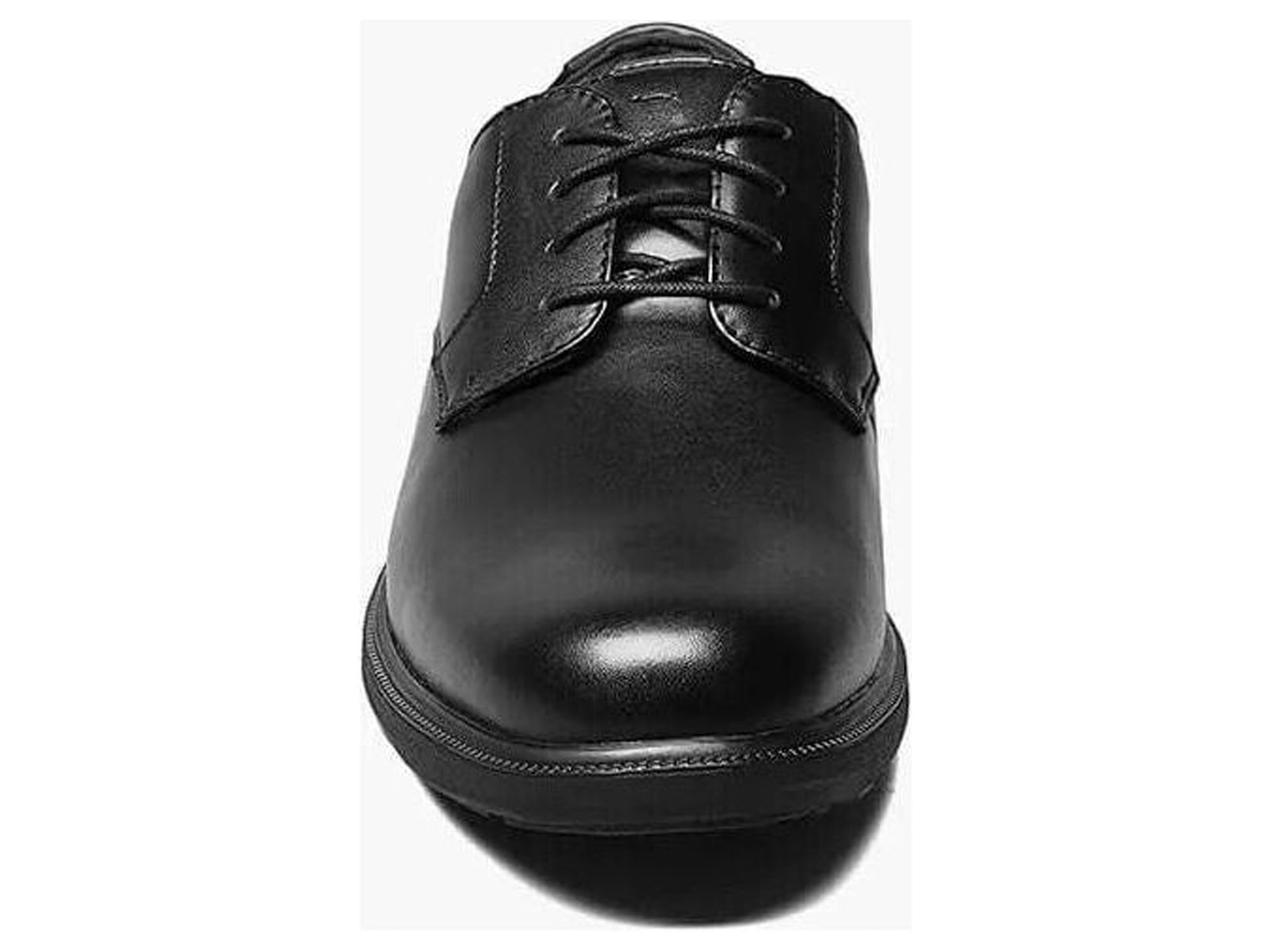 Nunn Bush Marvin Street Plain Toe Oxford Shoes Kore Leather Black 84715-001 - image 3 of 7