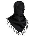 thumbnail image 3 of Plaid Fringe Scarf for Unisex Lightweight Cotton Head Neck Wrap with Tassel, 3 of 8