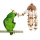 thumbnail image 5 of Jaulas para loros, juguetes para masticar, bloques para masticar de 22 pulgadas, madera natural, pájaros grandes, juguetes para masticar, gris africano, Amazon (grande) LingWen 7024719693608, 5 of 5