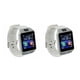 thumbnail image 3 of Reloj deportivo inteligente Cateissary DZ09 compatible con Bluetooth Pantalla táctil de 1,56 pulgadas Blanco, 3 of 6