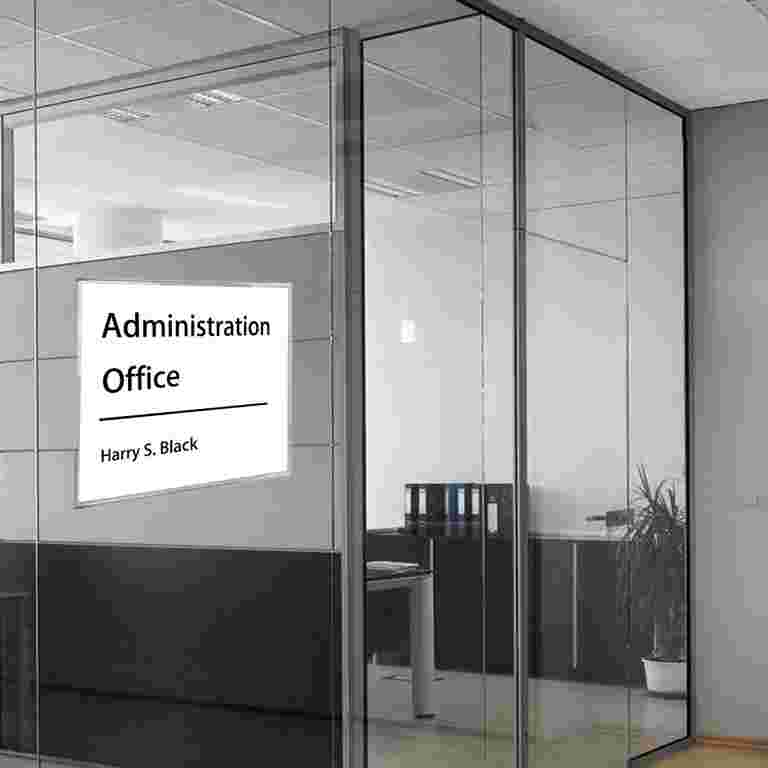 Niubee 6 Pack 5X7 Clear Acrylic Sign Holder,Horizontal Wall