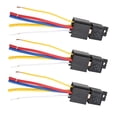 thumbnail image 3 of Module Relais Clignotant LED, Facile à Brancher et à Jouer Étanche DC12V 80A 3 Pcs Relais de Lumière, Type Plug-In Antichoc Automobile pour Automobile, 3 of 7