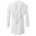 thumbnail image 2 of 7Encounter Unisex Multifunctional Long Sleeves Wrap Smock White Size L/XL, 2 of 4
