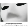 thumbnail image 5 of HBBKVI DIY Crafts White Masks Originality Crafts 10pcs, 5 of 7