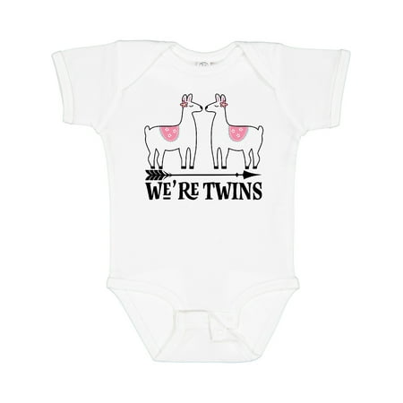 

Inktastic Llama Twin Girls Outfit Gift Baby Girl Bodysuit