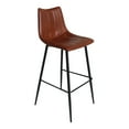 thumbnail image 2 of Moe's Home Collection Alibi 30" Faux Leather Bar Stools in Brown (Set of 2), 2 of 5