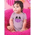 thumbnail image 2 of Boo! Twin Ghosts Bodysuit Infant -Image by Shutterstock,  18 Months, 2 of 4