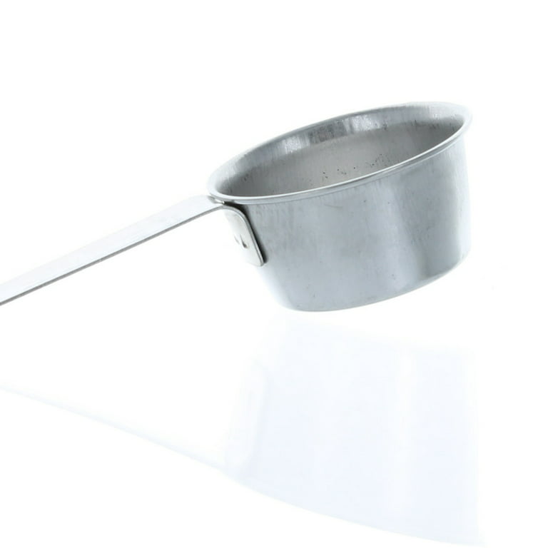 Coffee Measure Spoon Scoop Set of 2 Stainless Steel 1/8 Cup Utensil  Al-De-Chef 