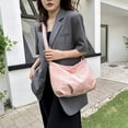 thumbnail image 4 of Beautynvta Trendy Leather Crossbody Bag for Women, Shoulder Handbag with Adjustable Strap, Casual Bag Crossbody Purse for Travel, Pink, 4 of 6