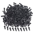 thumbnail image 1 of 250 tapones para puntas de jeringa Luer Lock, tapones para puntas de agujas dispensadoras, tapones negros para jeringas, 1 of 7