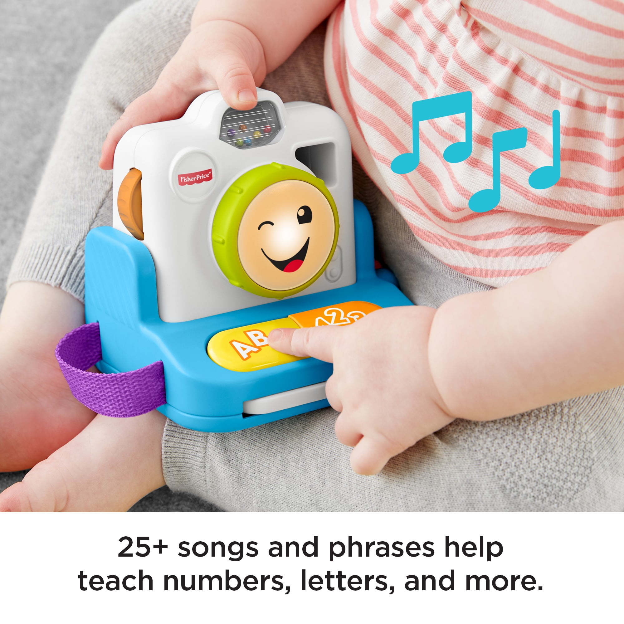 Fisher-Price Laugh & Learn Click & Learn Instant Camera Musical Toy 