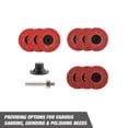 thumbnail image 5 of Hyper Tough 11-Piece 2-inch Mini Flap Disc Set with 36, 60, 80 Grit Discs, 5 of 10