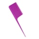 thumbnail image 3 of Qarigey Cepillo para teñir el cabello Cola de rata Cepillo de peluquería de plástico Cepillo portátil para peinar el cabello, Púrpura Cuidado del cabello Violeta, 3 of 6
