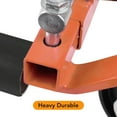 thumbnail image 6 of Kojooin PeakPursuit Car Dolly Set of 2, 1500LBS Capacity Wheel Dolly with Hydraulic Tire Jack and Ratcheting Foot Pedal for Vehicle Positioning for Truck RV Trailer, Orange, 6 of 7