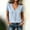 Light Blue, variant on ITSAME Womens Cotton Linen Tops Short Sleeve V-Neck Shirts Ladies Loose Casual Blouses Light Blue Size S