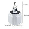 thumbnail image 3 of Portable LED Camping Lantern USB Solar Camping Light,Portable Folding Hanging Tent Lamp,Rechargeable Outdoor Emergency Light,IPX65 Waterproof 3 Modes Holiday Gifts, 3 of 8