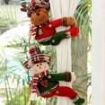 thumbnail image 7 of Christmas Tree Topper Snowman Santa Claus Top Hugger for Winter Wonderland Party Thanksgiving New Year Xmas Tree Decorations Ornament, 7 of 7