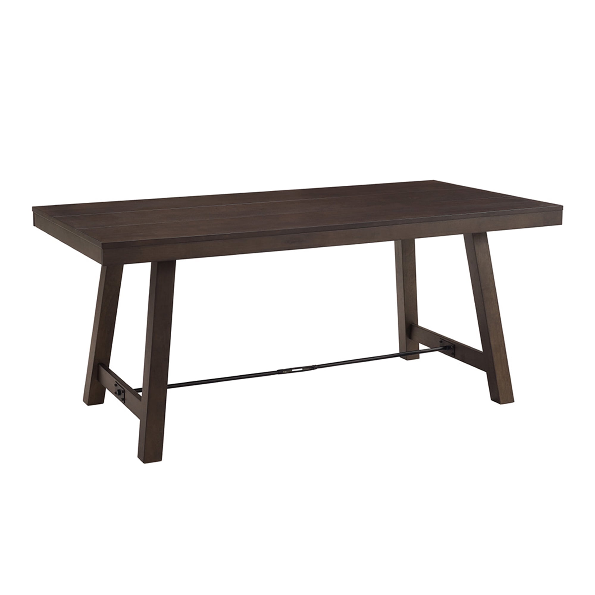 Manor Park Modern Farmhouse Dining Table with Metal Stretcher