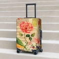 thumbnail image 3 of Wukai Vintage Bird Elastic Luggage Cover: Personalized Protection for Your Suitcase - Fits 19~29-inch, Washable & Durable Travel Companion-X-Large, 3 of 8