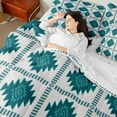 thumbnail image 4 of Castle Fairy Teens Tribal Aztec 7pcs Bedding Comforter Set,Bohemian Theme Queen Bedding Sets Super Cozy,Exotic Style Queen Sheet Sets,Luxury Bedroom Decor, 4 of 8