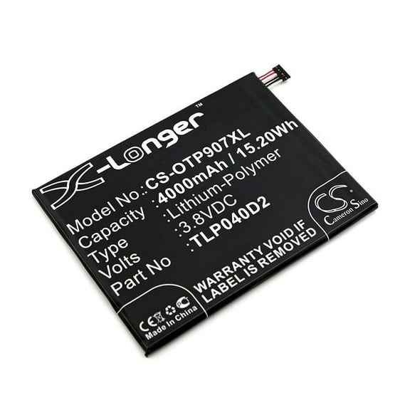 4000mAh TLP040D2 Battery for Alcatel OT-9007 One Touch Pixi 3 7 9007T