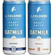 La Colombe Oatmilk Draft Latte Duo Pack - Vanilla, Original - Made With Real Ingredients - Grab And Go Coffee- 9 Fluid Ounce( Pack Of 12)