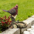 thumbnail image 1 of Statue d'Oiseau en Résine Ornement d'Arbre Extérieur, Matériau Résistant aux Intempéries et Imperméable, Conception Réaliste d'Intégration de Branches, Couleur Vibrante Résistante à la Décoloration, pour Déco de Cour, Jardin, Clôture d'Arbre, 1 of 6