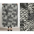 thumbnail image 3 of Printed Cotton Canvas Fabric by Soimoi | Patchwork Design - Black | 56 Inch Wide | Sold by 10 Yard | Heavy Duty Craft & Upholstery Fabric, 3 of 7