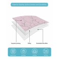 thumbnail image 4 of Twin XL Quilt Bedding Set, Pink Branches Reversible Summer Quilt 3 Pieces, Vintage Art Farmhouse Lightweight Bedspreads Coverlets with 2 Pillow Shams for All Seasons, 4 of 5