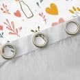 thumbnail image 4 of Castle Fairy Rainbow Curtains Pack of 2 (42x84 Each),Kawaii Love Heart Curtains Blackout, 4 of 6