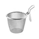 thumbnail image 5 of Colador de malla de acero inoxidable, colador con mango para hervir y freír, colador para cocinar al vapor, alimentos y verduras con olla R Q9M1, 5 of 6