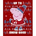 thumbnail image 2 of Men's Peppa Pig Christmas Up to Snow Good  Graphic T-Shirt, 2 of 5