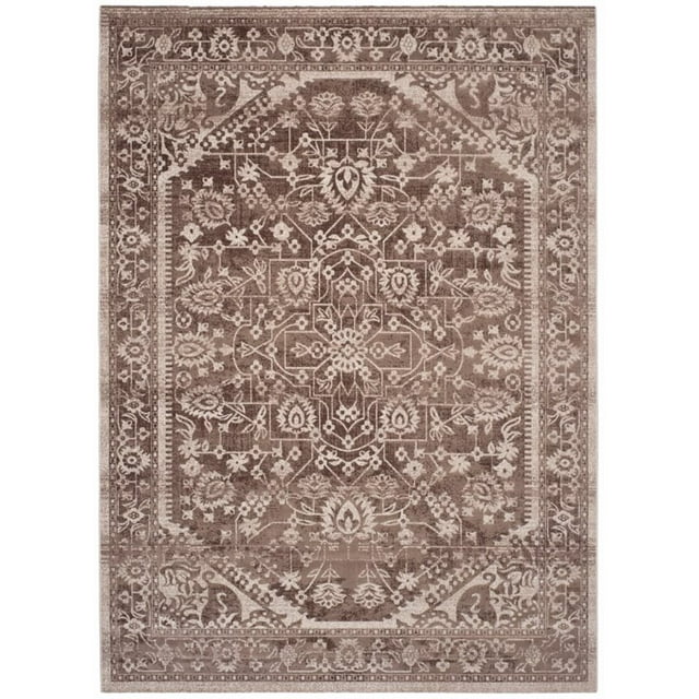 Safavieh Artisan 4' X 6' Power Loomed Rug in Brown and Ivory
