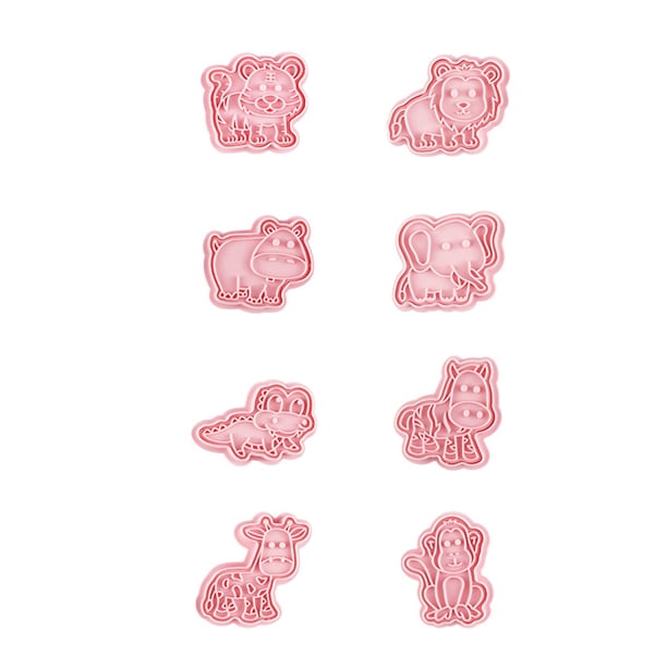 KAKOWELY moldes con forma de animales para galletas, moldes 3D para hornear galletas, adorables moldes DIY