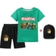 thumbnail image 2 of Roblox juego de animación para niños y niñas, traje informal periférico, camisetas y pantalones cortos para niños y sombreros, el mejor regalo, 3 piezas, nuevo, 2 of 4