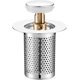 thumbnail image 1 of Colador de desagüe para fregadero | Tapón de desagüe para baño | Colador antiobstrucción para ducha, inodoro, baño, lavabo y bañera, 1 of 5