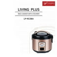 thumbnail image 5 of LP Living Plus Electric Rice Cooker, Non Stick Coating, One Touch Button (1.5L/8Cup), 5 of 6