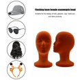 thumbnail image 2 of Fashionable Mannequin Foam Female Head for Wig Eyeglass Stand Rack (Grey), 2 of 6