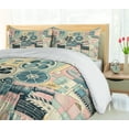 thumbnail image 5 of Ambesonne Cinema Lover Duvet Cover Set, Movie Themed Modern, Calking, Almond Green Blush Peach, 5 of 6
