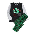 thumbnail image 3 of KOMOO Christmas Pajamas for Family Dinosaur Letter Print Sleepwear Matching Christmas Family Pajamas Sets, 3 of 9
