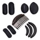 thumbnail image 1 of 1 juego de 10 esponjas para dar volumen al cabello, almohadillas esponjosas para peinar el cabello., 1 of 8