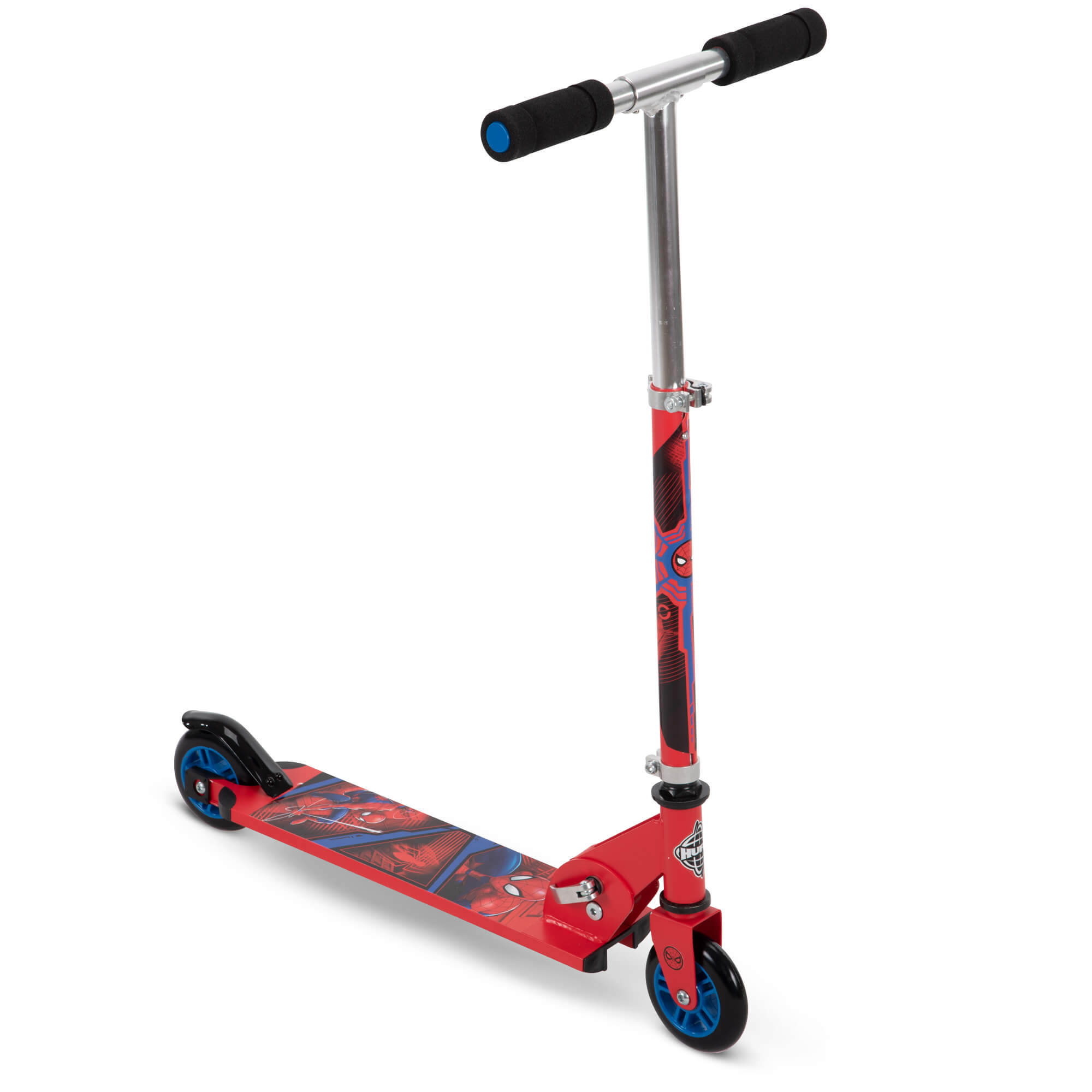 Marvel Spider-Man Inline Folding Kick Scooter for Boys, by Huffy - image 2 of 9