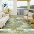 thumbnail image 4 of Addison Rugs Chantille Indoor/Outdoor Transitional Abstract Aloe Machine Washable Rectangle Rug, 10' x 14', 4 of 8