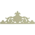 thumbnail image 4 of Ekena Millwork 36 3/4"W x 13 3/4"H x 1 3/4"P Valence Center with Scrolls Onlay, 4 of 6