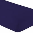 thumbnail image 4 of Fitted Hospital Bed Sheet, Twin Extra-Long 36"X80"X9" Soft and Comfy 100% Cotton (Twin XL, Purple) by Crescent Bedding, 4 of 6